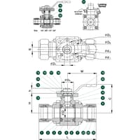 Inline Industries Instrumentation Ball Valve, 334C